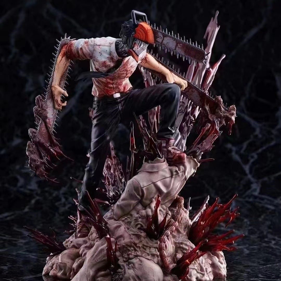 Astricos Chainsaw Man Denji Action Figure - High-Quality Anime PVC Collectible for Display - Astricos