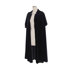 Unisex Astricos Black Cape - Perfect for Halloween, Cosplay, and Masquerade Balls - Astricos