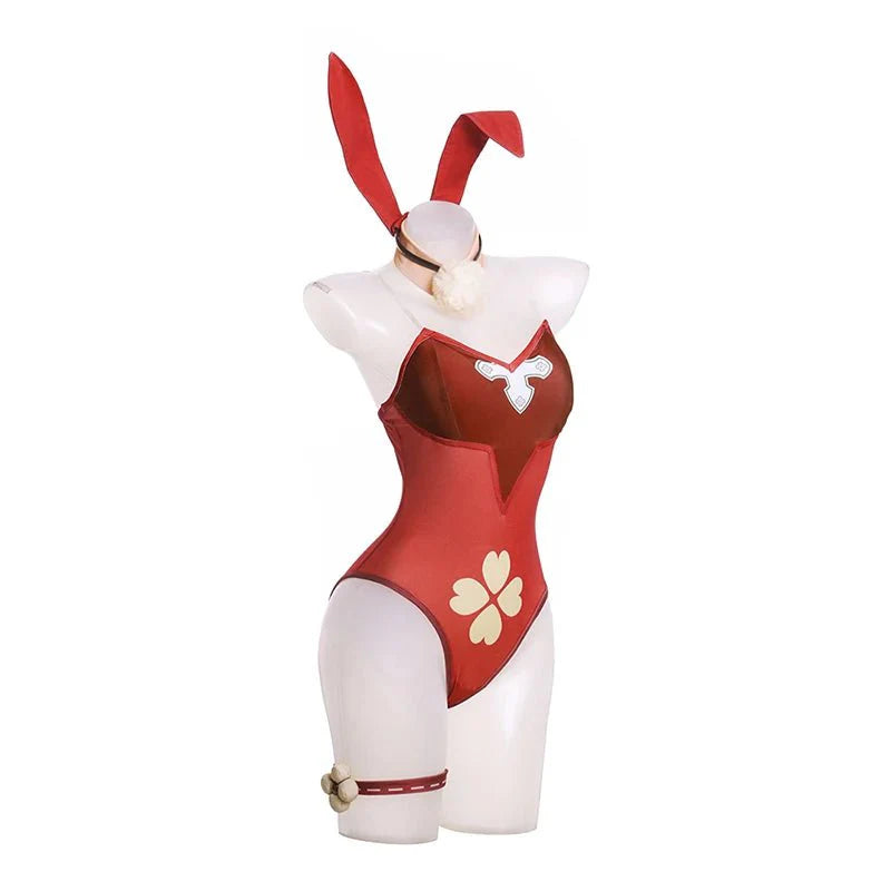 Astricos Klee Bunny Girl Cosplay Costume - Christmas Edition for Women - Astricos