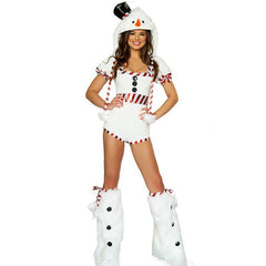 Astricos Snowman Onesie, Festive Foot Cover Christmas Costume, Sexy Holiday Outfit - Astricos