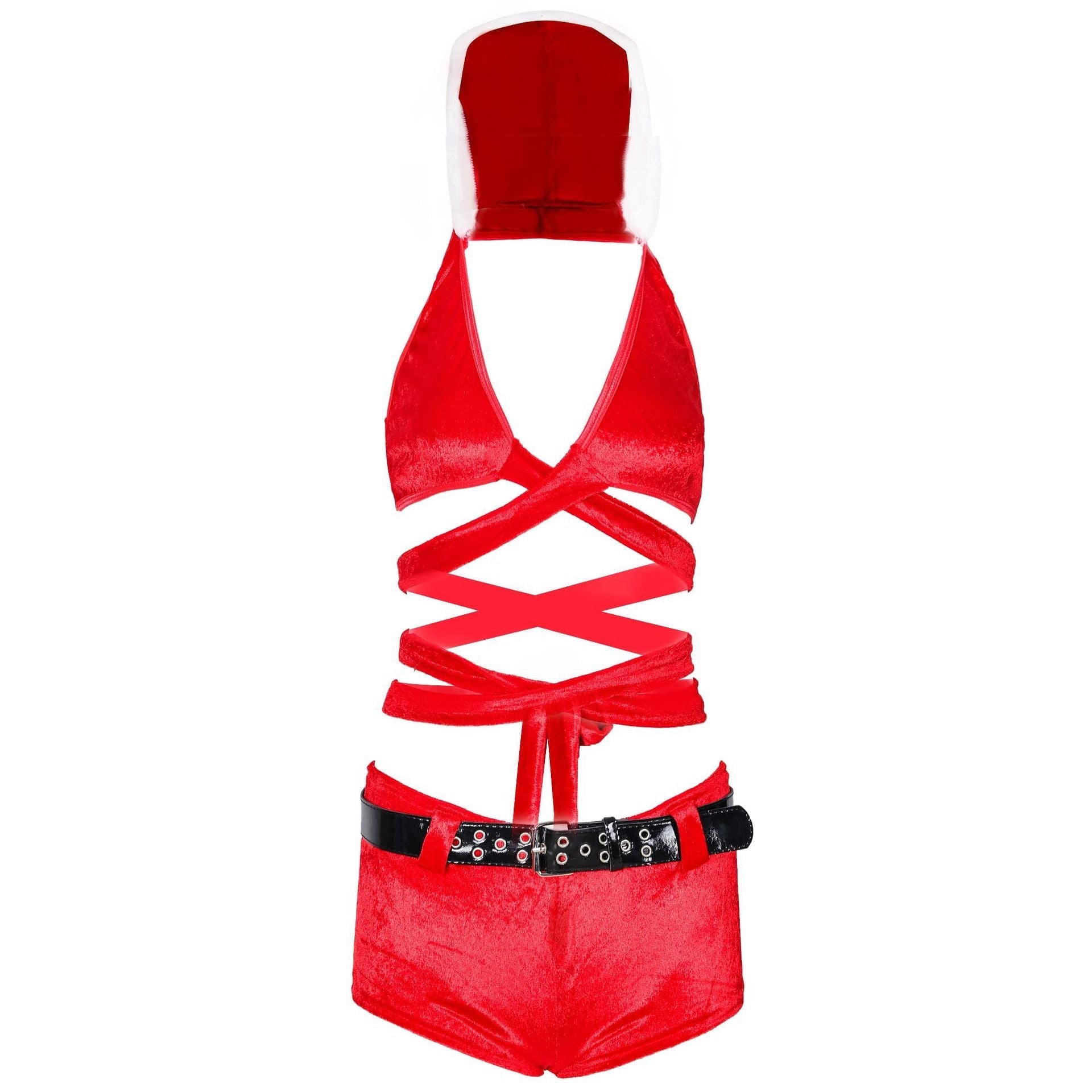 Astricos Sexy Christmas Costumes - Festive Lingerie for Group Stage Performances - Astricos