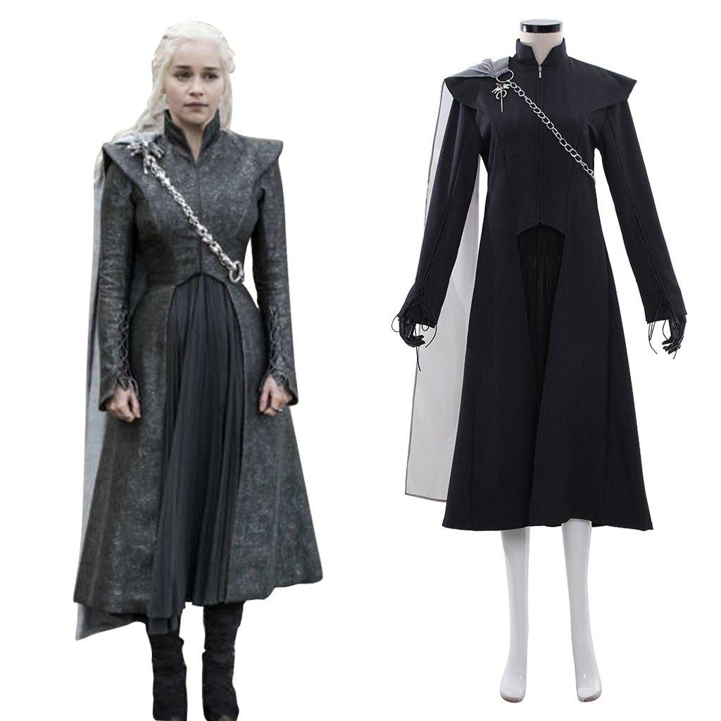 Winterfest Daenerys Targaryen Cosplay | Astricos Black Cloak & Medieval Dress - Astricos