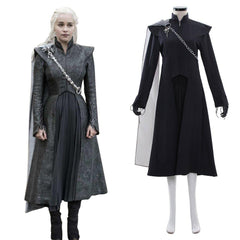 Winterfest Daenerys Targaryen Cosplay | Astricos Black Cloak & Medieval Dress - Astricos