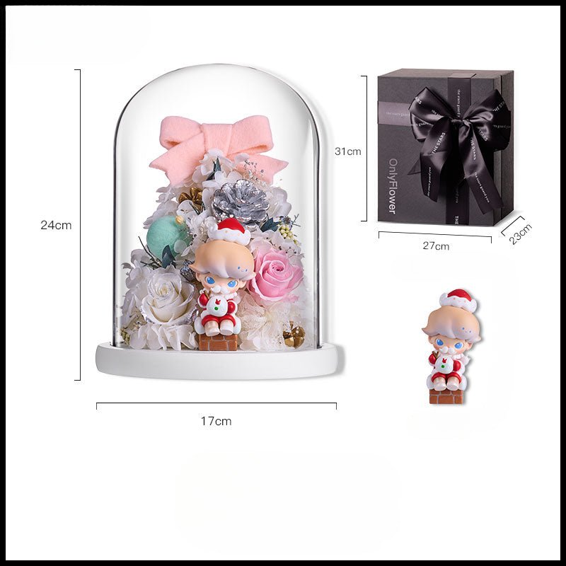 Astricos Everlasting Rose Gift Box - Exquisite for Her on Christmas and Birthdays - Astricos