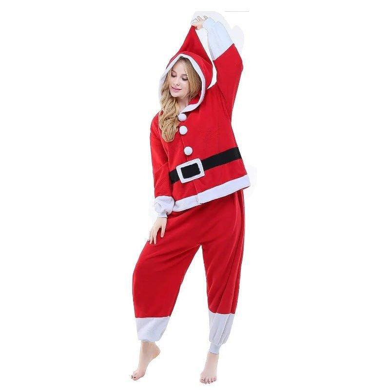 Astricos Christmas & Halloween Adult Couple Onesie Pajamas | Flannel Fleece Loungewear & Cosplay Costume - Astricos