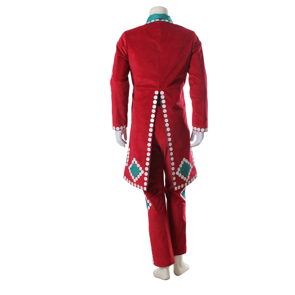 Astricos Christmas Red Uniform Men's Movie Cosplay Costume | Custom-Made Santa-Inspired Holiday Outfit for Cosplay & Events - Astricos