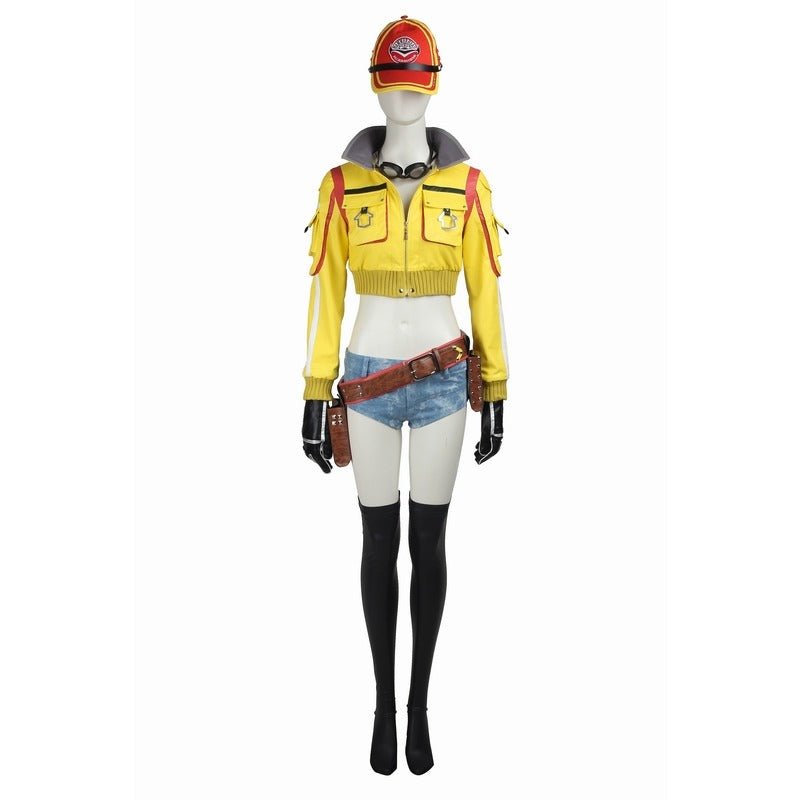 Astricos Cindy Aurum FF15 Cosplay Costume - Women's Battle Uniform Set for Halloween & Roleplay - Astricos