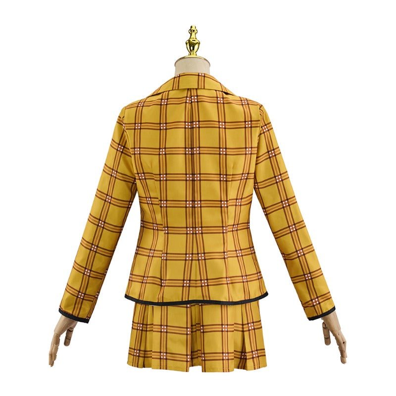 Astricos Clueless Cher Costume for Women - Iconic 90s Yellow Plaid Schoolgirl Look - Astricos