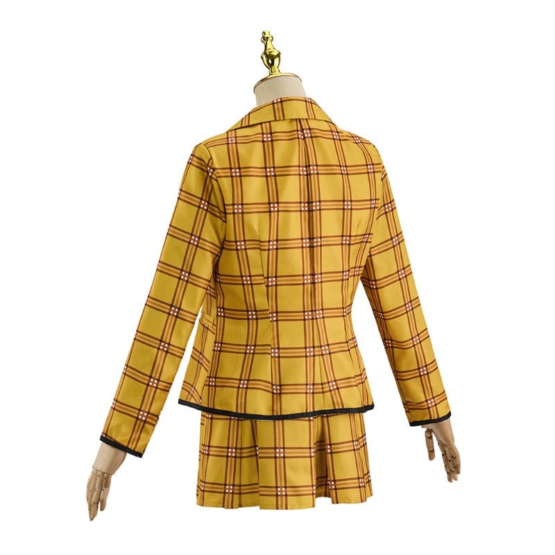 Astricos Clueless Cher Costume for Women - Iconic 90s Yellow Plaid Schoolgirl Look - Astricos