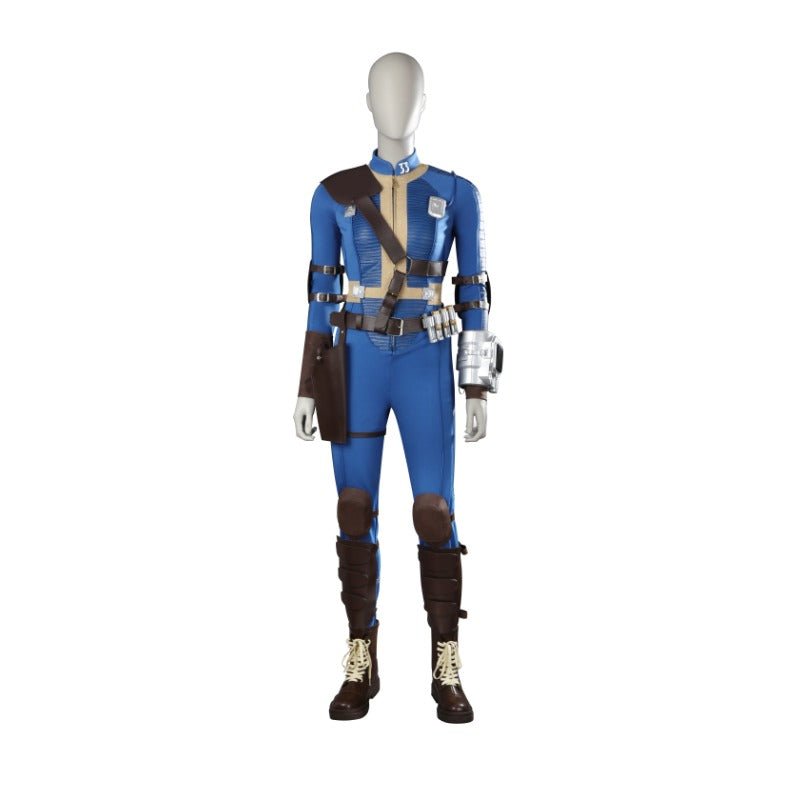 Astricos Lucy Vault 33 Cosplay Jumpsuit - Premium Blue Anime Outfit for Women with Props - Astricos