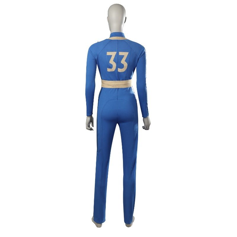 Astricos Lucy Vault 33 Cosplay Jumpsuit - Premium Blue Anime Outfit for Women with Props - Astricos