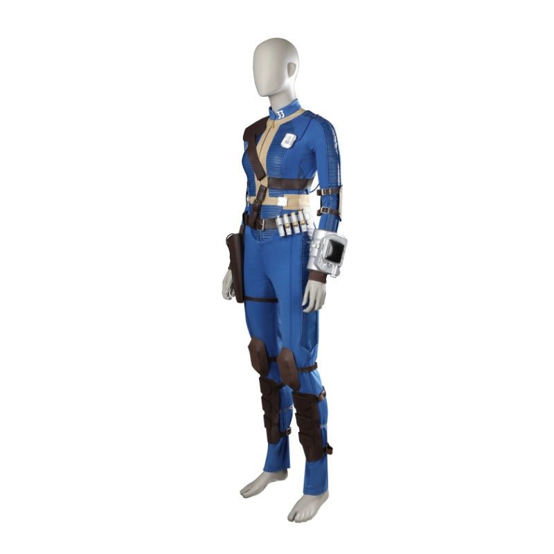 Astricos Lucy Vault 33 Cosplay Jumpsuit - Premium Blue Anime Outfit for Women with Props - Astricos