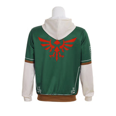 Astricos Legend Zelda Link Zipper Up Hoodie - The Ultimate Gaming and Cosplay Jacket - Astricos