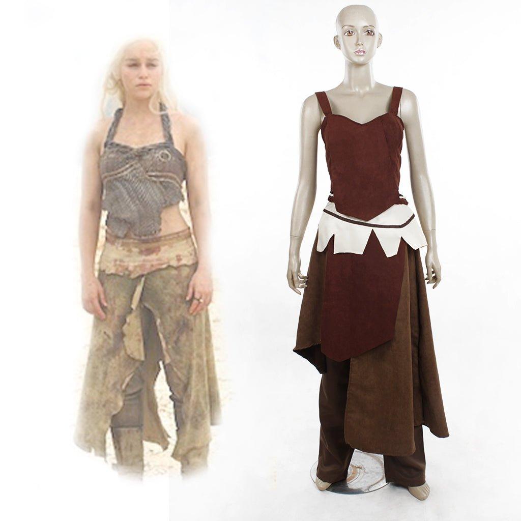 Astricos Daenerys Targaryen Costume for Women - Authentic Queen Dress Set - Astricos