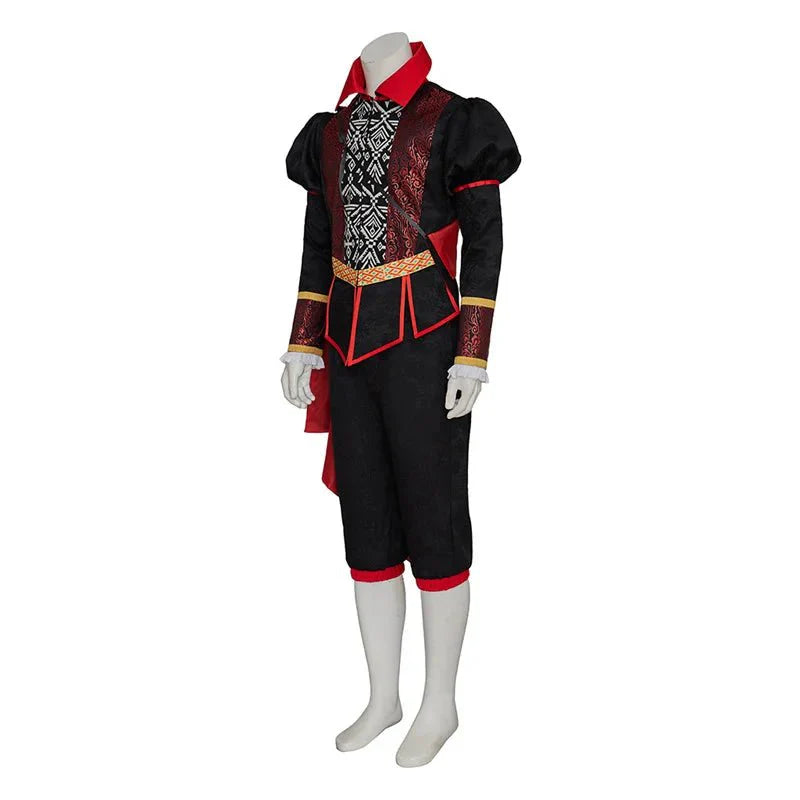 Astricos Count Dracula Vampire Cosplay Costume - Gothic Tudor Suit with Cape | Perfect for Medieval Themed Parties - Astricos