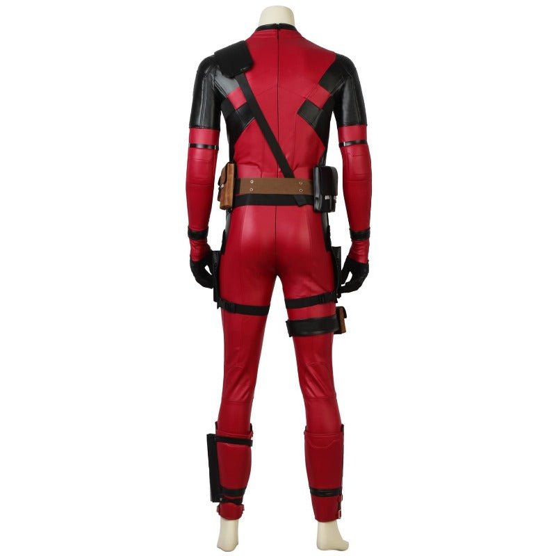 Astricos Crimson Comedian Cosplay Jumpsuit - Classic Captain Pool Halloween Costume - Astricos