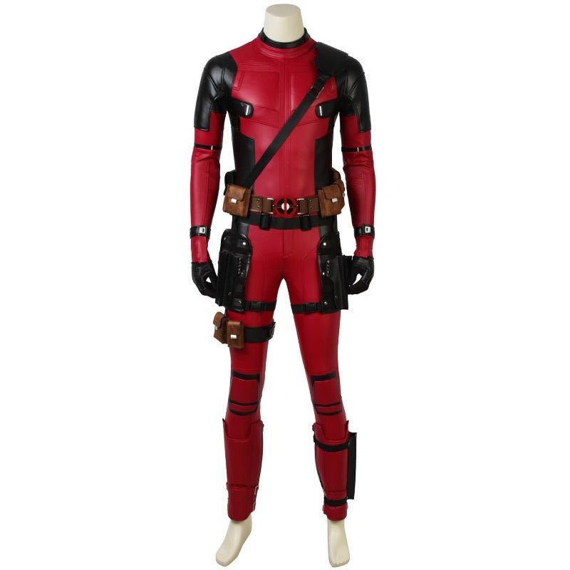 Astricos Crimson Comedian Cosplay Jumpsuit - Classic Captain Pool Halloween Costume - Astricos