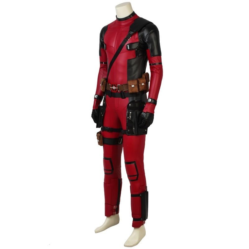 Astricos Crimson Comedian Cosplay Jumpsuit - Classic Captain Pool Halloween Costume - Astricos