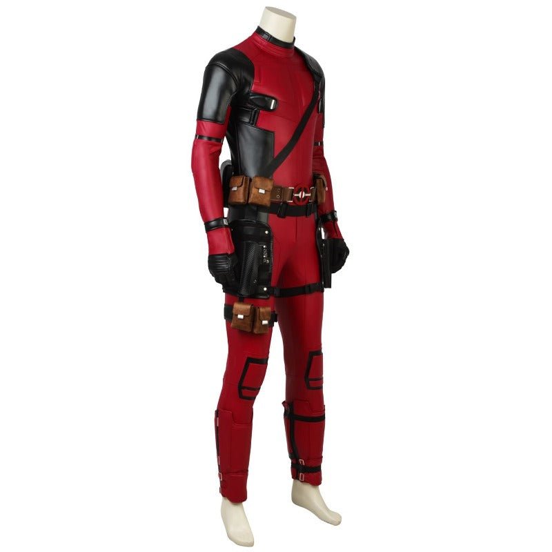 Astricos Crimson Comedian Cosplay Jumpsuit - Classic Captain Pool Halloween Costume - Astricos