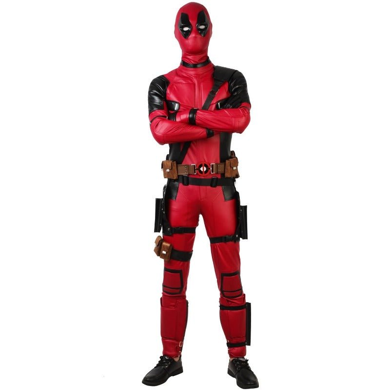 Astricos Crimson Comedian Cosplay Jumpsuit - Classic Captain Pool Halloween Costume - Astricos