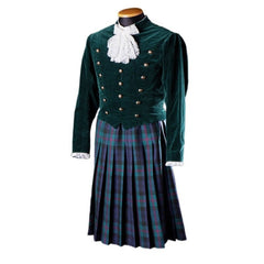 Authentic Astricos Scottish Highland Kilt Outfit for Men - Georgian Era Victorian Cosplay - Astricos