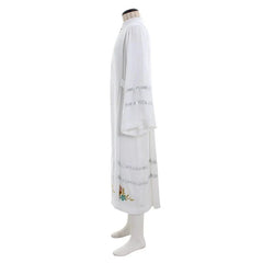 Exclusive Astricos Medieval Clergy Robe - White Cassock Cosplay Costume with Intricate Embroidery | Astricos Medieval Series - Astricos