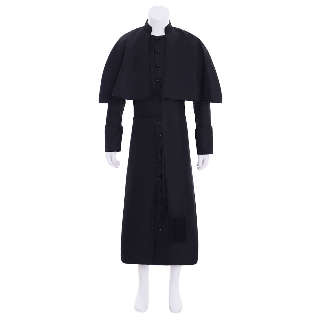 Authentic Roman Clergyman Soutane Cassock - Medieval Clergy Robe | Astricos - Astricos