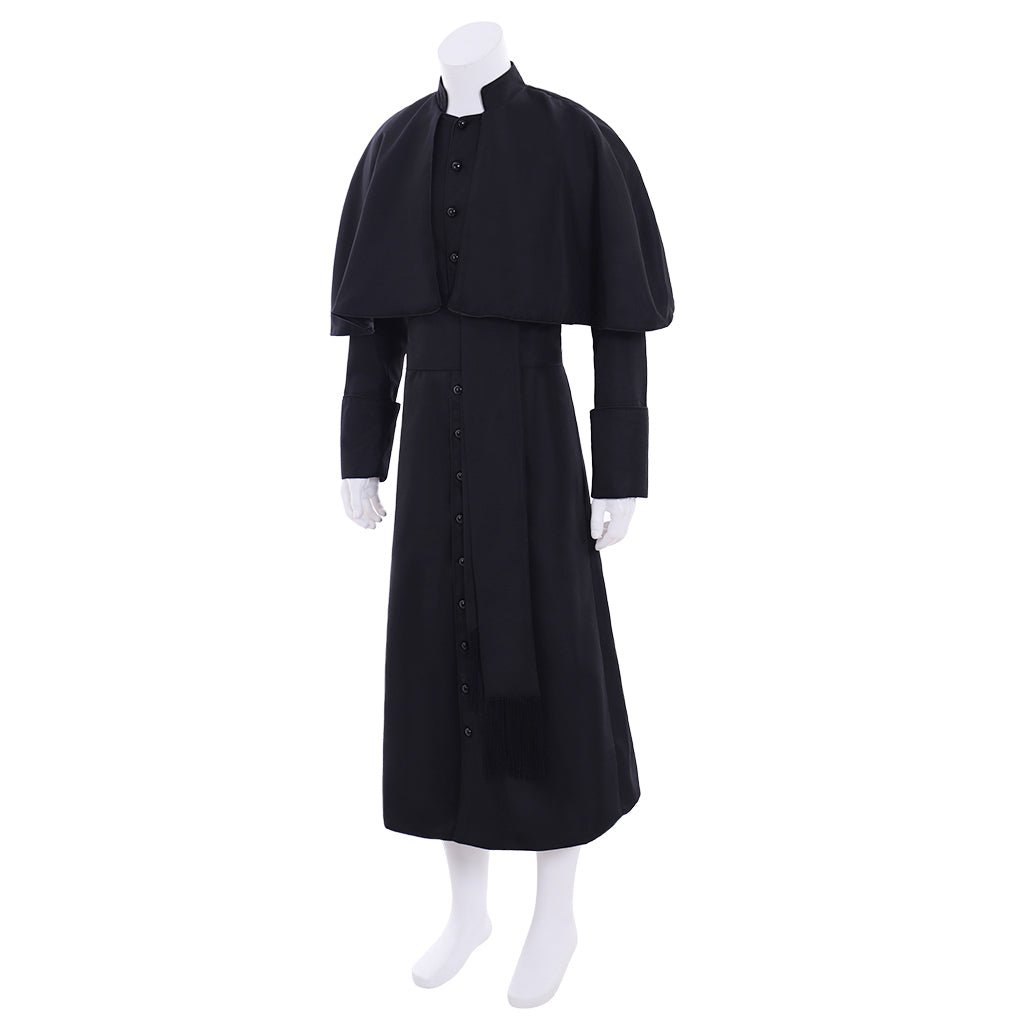 Authentic Roman Clergyman Soutane Cassock - Medieval Clergy Robe | Astricos - Astricos