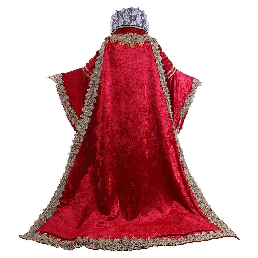 Exclusive Custom Medieval Victorian Queen Gown - Royal Fancy Dress Costume - Astricos