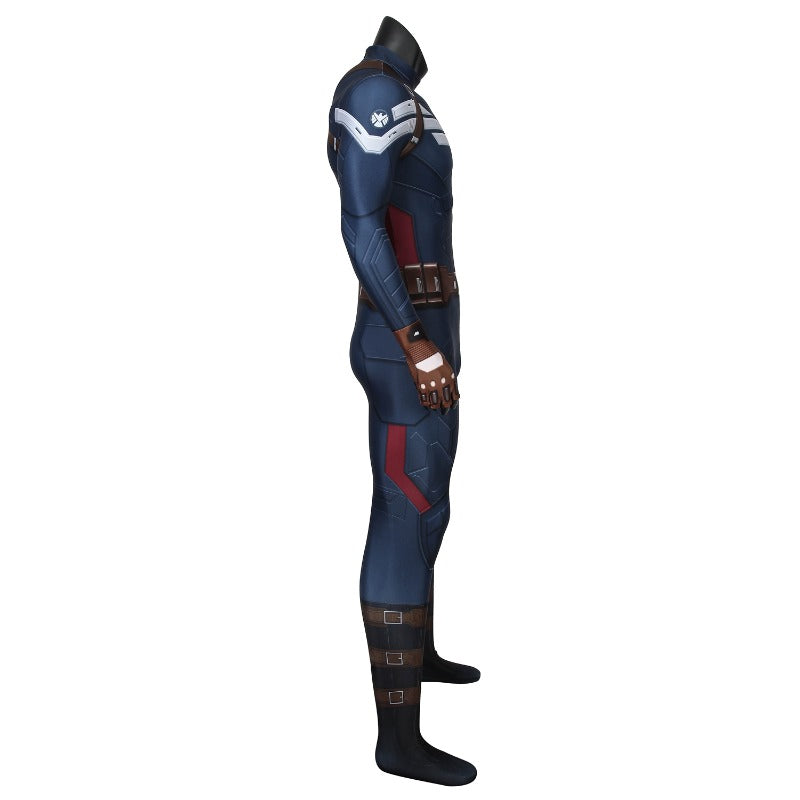 Astricos Captain America Winter Soldier Digital Printed Cosplay Costume for Enthusiasts & Events - Astricos