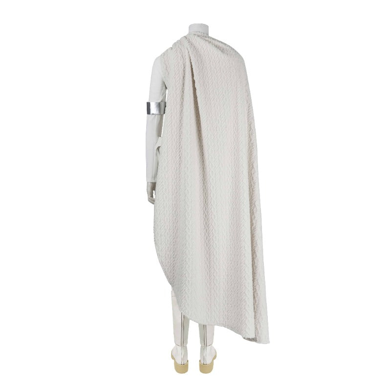 Empress Amidala's Astricos White Battle Outfit with Cloak - Star Wars Cosplay for Events - Astricos