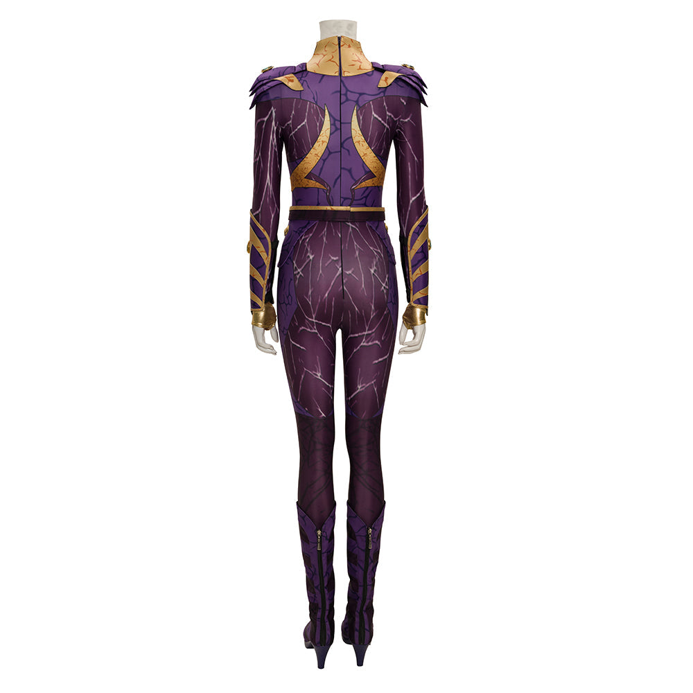 Astricos Starfire Superhero Costume - Premium Zentai Bodysuit for Kids and Adults - Astricos