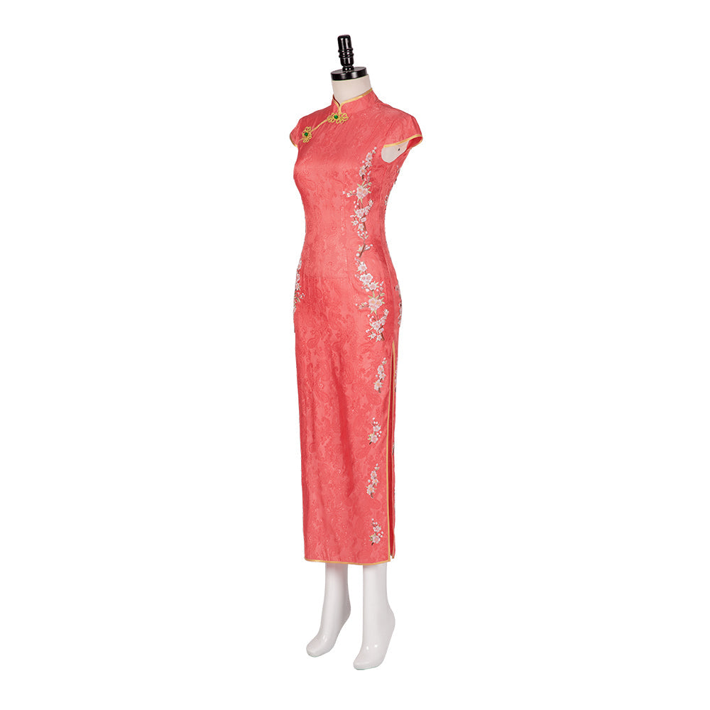 Elegant Astricos Cheongsam Cosplay Costume - Traditional Chinese Dress for Enthusiasts - Astricos