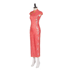 Elegant Astricos Cheongsam Cosplay Costume - Traditional Chinese Dress for Enthusiasts - Astricos