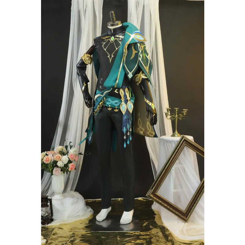 Astricos Alhaitham Cosplay Outfit - Genshin Impact Scholar Halloween & Christmas Costume Set - Astricos