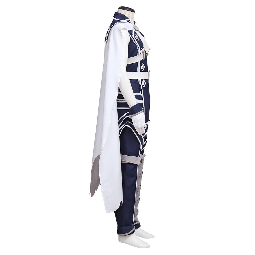 Astricos Fire Emblem Awakening Chrom Cosplay Costume | Heroic Prince Combat Uniform with Cloak - Astricos