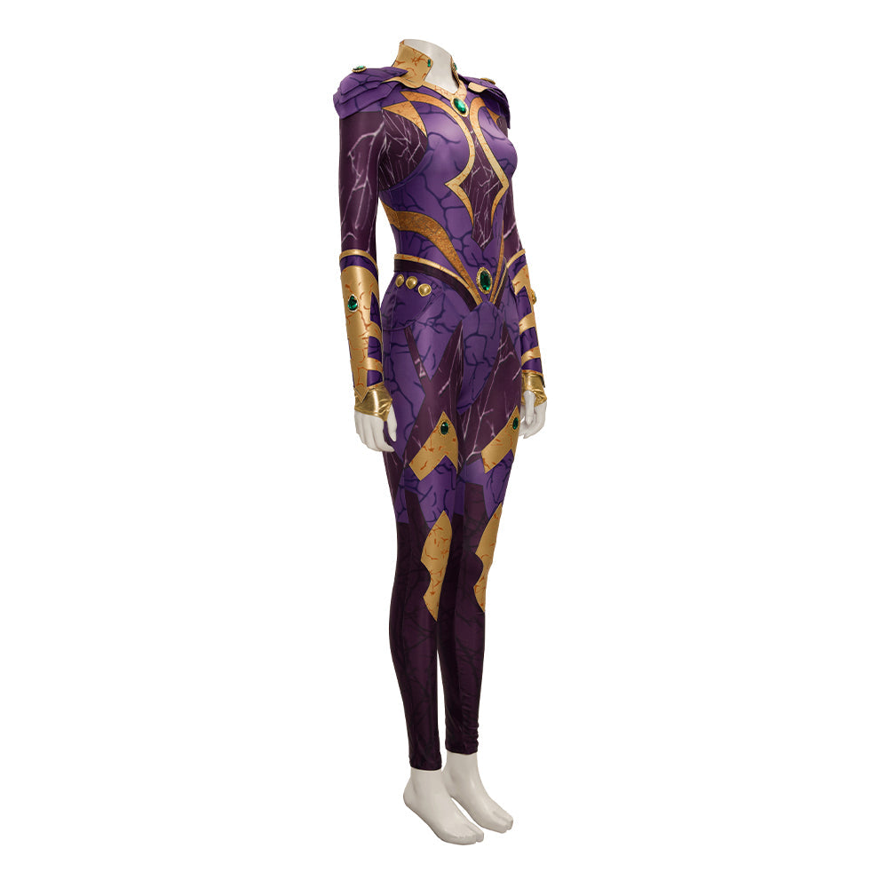 Astricos Starfire Superhero Costume - Premium Zentai Bodysuit for Kids and Adults - Astricos