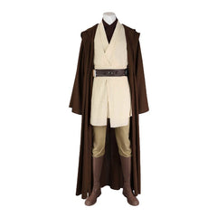 Astricos Obi-Wan Kenobi Jedi Cosplay Costume Full Set for Star Wars Fans - Astricos