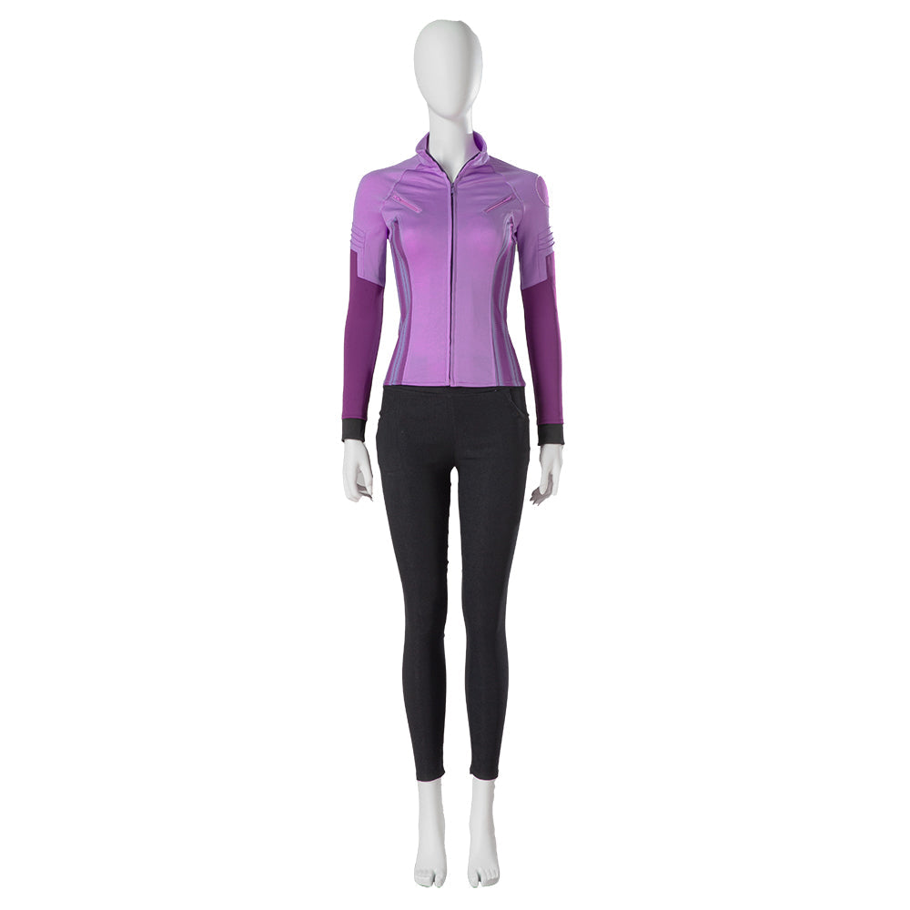 Astricos Kate Bishop Cosplay Costume for Women, Full Hero Set, Battle Coat & Accessories for Halloween, Carnival - Astricos