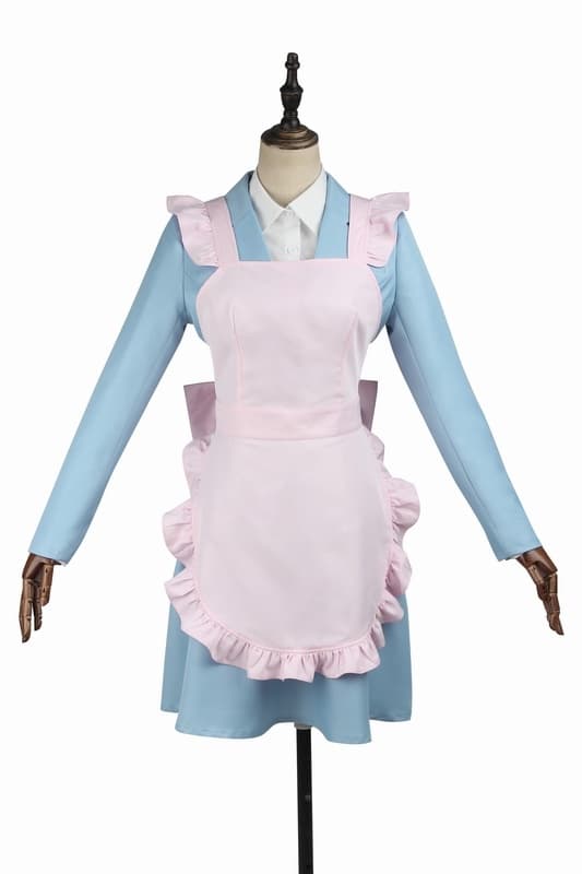 Astricos Yukizome Chisa Cosplay Costume - Authentic Maid Teacher Uniform with Coat & Apron - Astricos