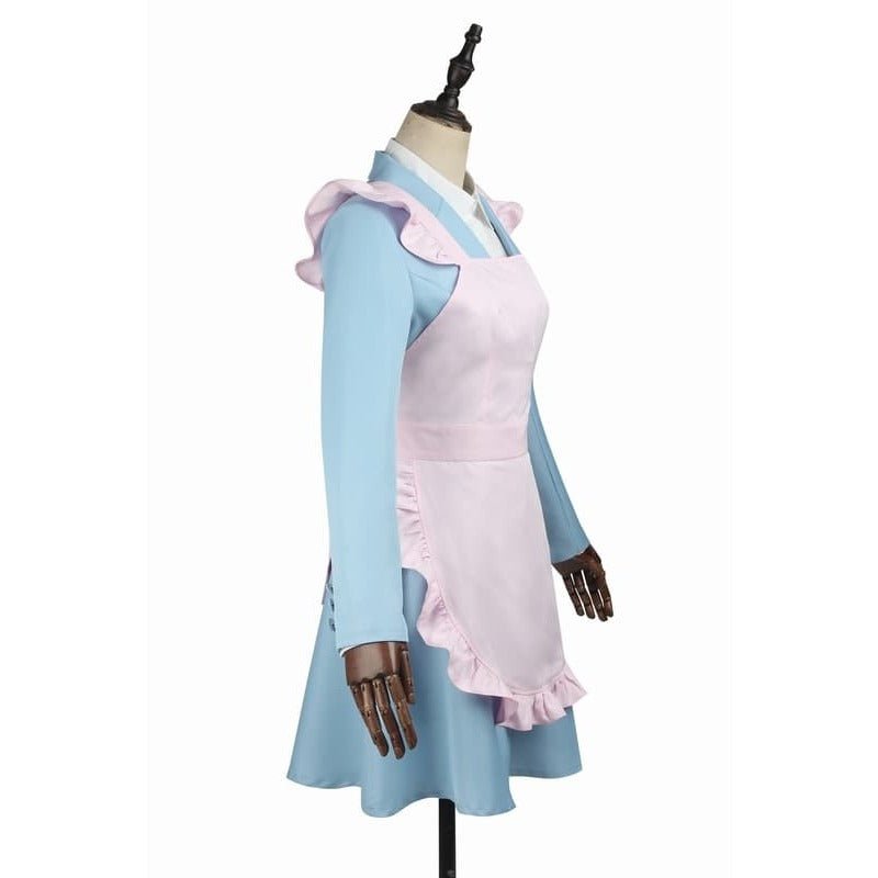 Astricos Yukizome Chisa Cosplay Costume - Authentic Maid Teacher Uniform with Coat & Apron - Astricos