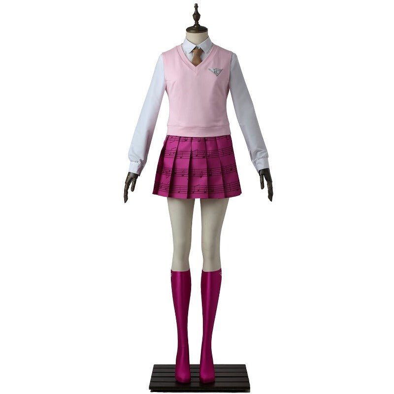 Astricos Kaede Akamatsu Cosplay Costume - The Ultimate Pianist for Danganronpa V3 Fans - Astricos