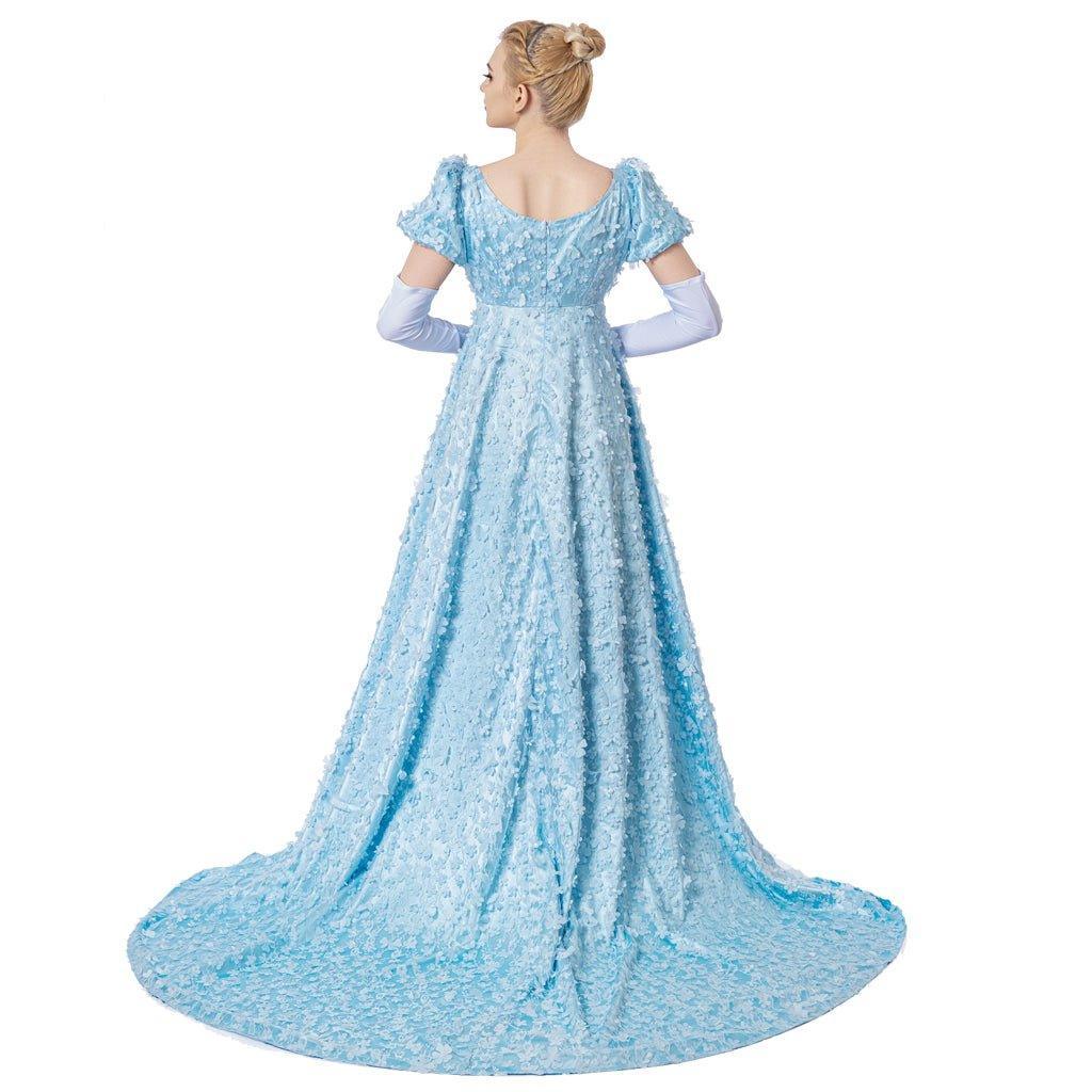 Astricos Cosplay Blue Dress - Blending Regency Elegance with Victorian Grace - Astricos