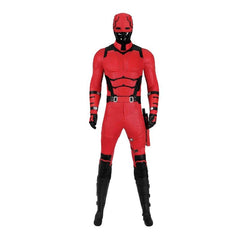 Astricos Daredevil Red Leather Cosplay Costume - Matt Murdock's Battle Suit for Halloween - Astricos