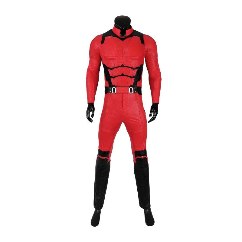 Astricos Daredevil Red Leather Cosplay Costume - Matt Murdock's Battle Suit for Halloween - Astricos