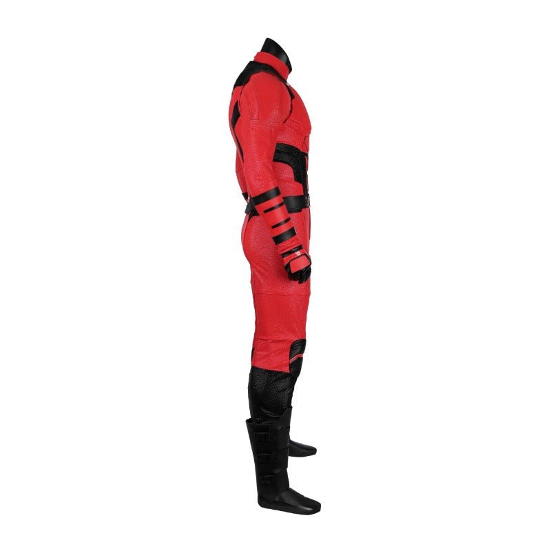 Astricos Daredevil Red Leather Cosplay Costume - Matt Murdock's Battle Suit for Halloween - Astricos