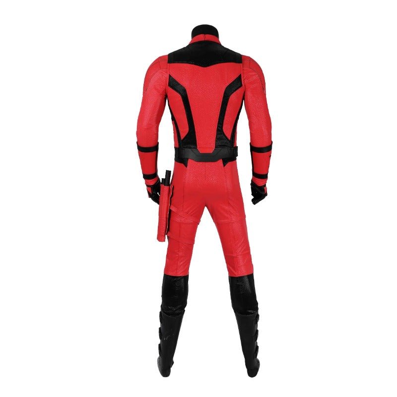 Astricos Daredevil Red Leather Cosplay Costume - Matt Murdock's Battle Suit for Halloween - Astricos