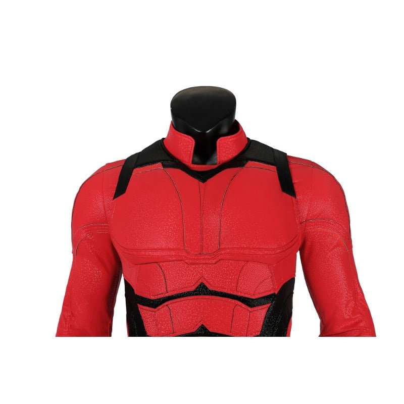 Astricos Daredevil Red Leather Cosplay Costume - Matt Murdock's Battle Suit for Halloween - Astricos