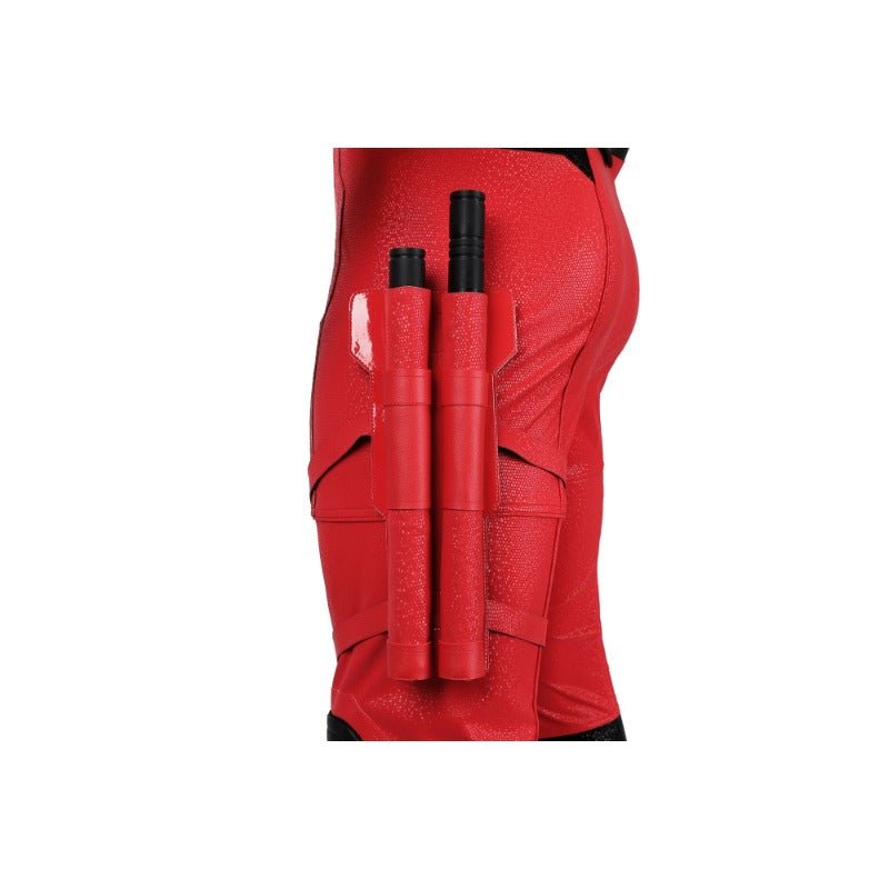 Astricos Daredevil Red Leather Cosplay Costume - Matt Murdock's Battle Suit for Halloween - Astricos