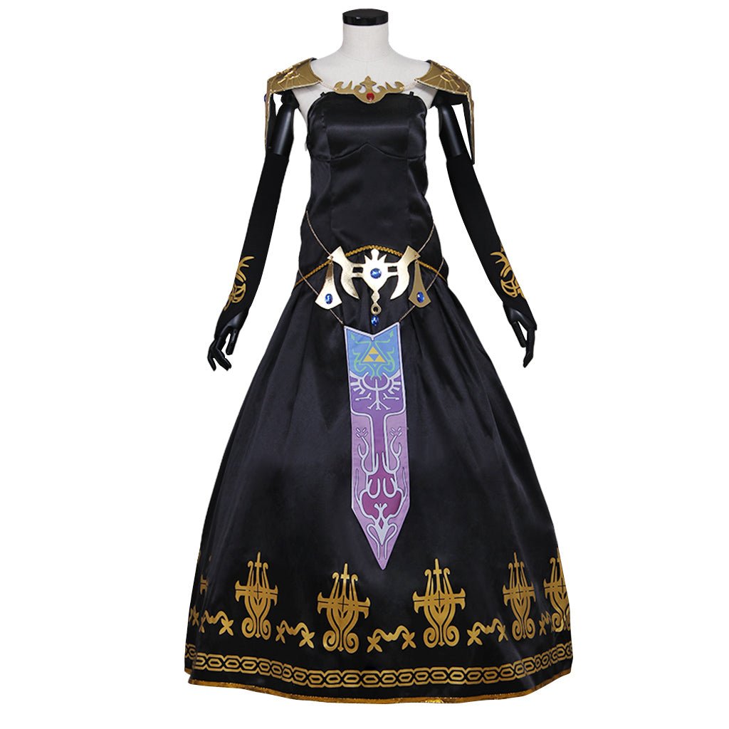 Epic Astricos Dark Princess Twilight Warrior Cosplay Black Dress | Game Cosplay Outfit - Astricos